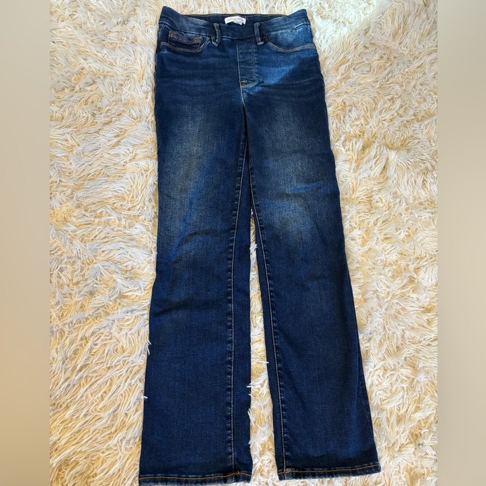 Good American Power Stretch Pull-on Straight Jeans